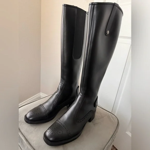 SOLD **Dior calfskin pony-style knee boots - Picture 12 of 13